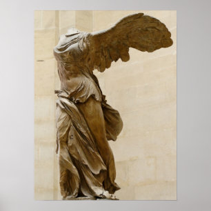 Bevingad seger av Samothrace Poster