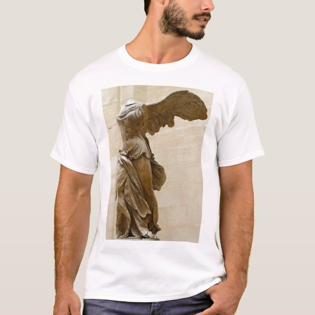 Bevingad seger av Samothrace Tee Shirt (Framsida)