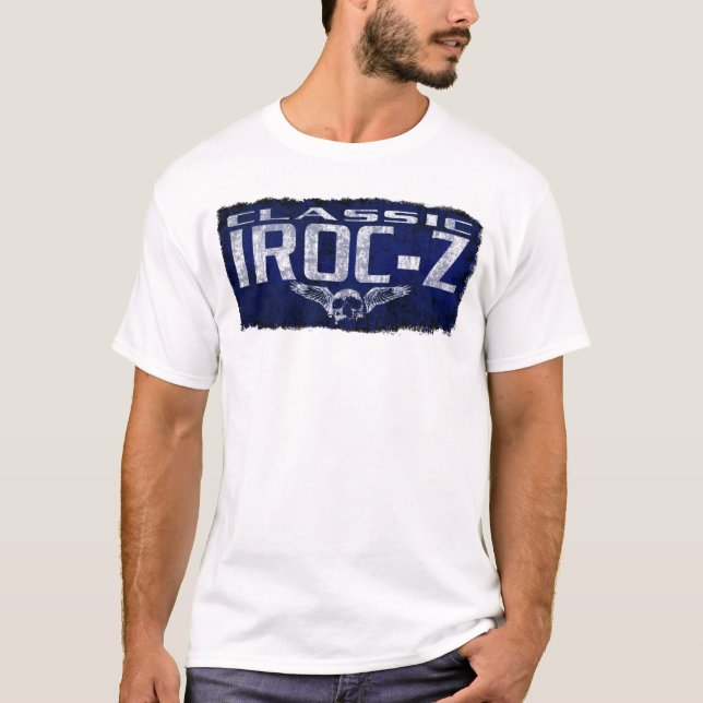 Bevingad skalle Erod för Chevy IROC Z Camaro Tee (Framsida)