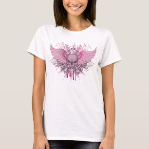 BEVINGAD SKALLE FÖR GRUNGEROSOR T SHIRT