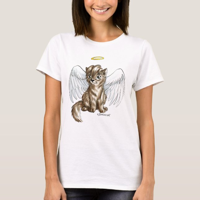 Bevingad T-tröja för vargunge Tee Shirt (Framsida)