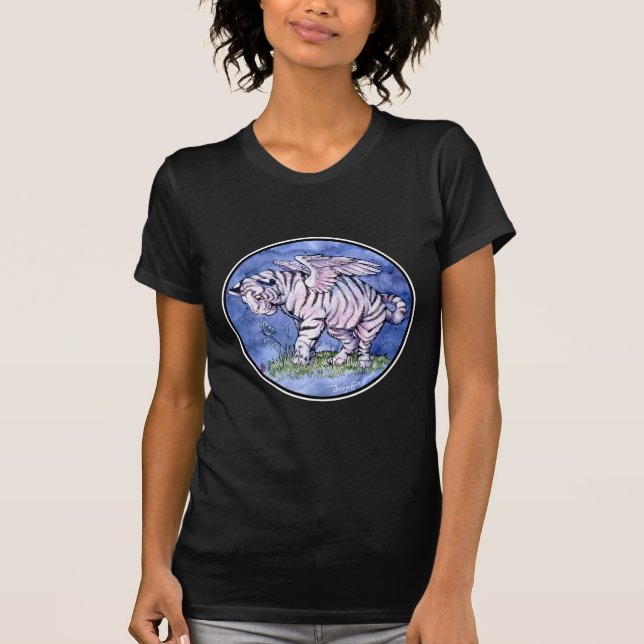 Bevingad tigerungeT-tröja T-shirt (Framsida)