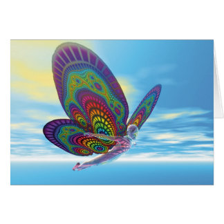 Bevingada saker - barockdrömmar hälsningskort