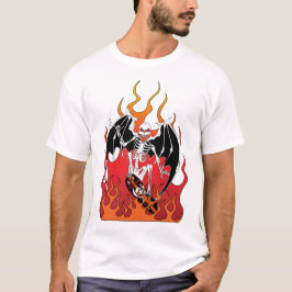 Bevingada "skridskodöd" manar T-tröja Tee