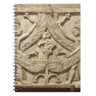 Bevingada snillen, assyrisk period, c.750 BC Anteckningsbok Med Spiral