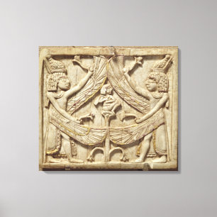 Bevingada snillen, assyrisk period, c.750 BC Canvastryck