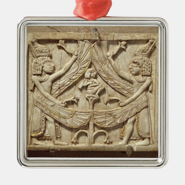 Bevingada snillen, assyrisk period, c.750 BC Julgransprydnad Metall (Framsidan)