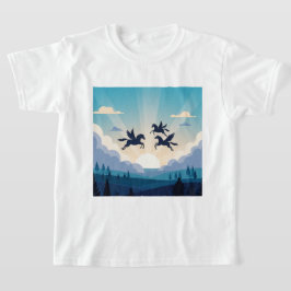 Bevingade hästar t shirt
