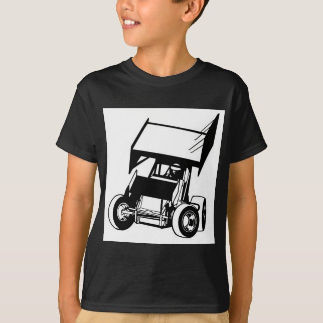 Bevingat sprinta bilen tee shirt (Framsida)