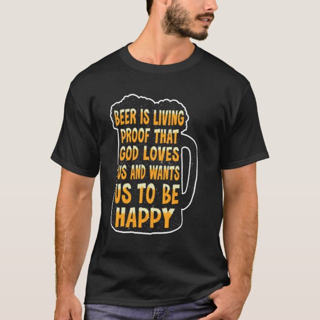 Bevis för att Gud Kärlek USA T Shirt (Framsida)