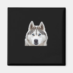 Bevis för att Storlek S-märkning är Siberian husky Magnet