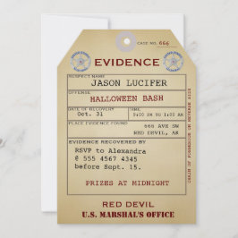 Bevis Märkre Halloween Spooky Humor Konstig Value Inbjudningar