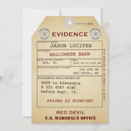 Bevis Märkre Halloween Spooky Humor Konstig Value Inbjudningar