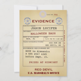 Bevis Märkre Halloween Spooky Humor Konstig Value Inbjudningar