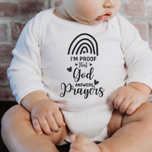 Bevis på att Gud svarade Prayers Personlig Gift T Shirt
