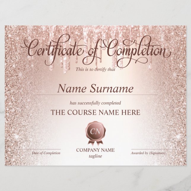 Bevis på avslutad utbildning Utbildningsbevis (Framsida)