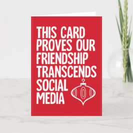 Bevis - roligt julkort helgkort