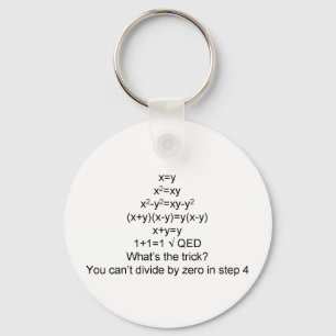 Bevisa 1+1=1 nyckelring