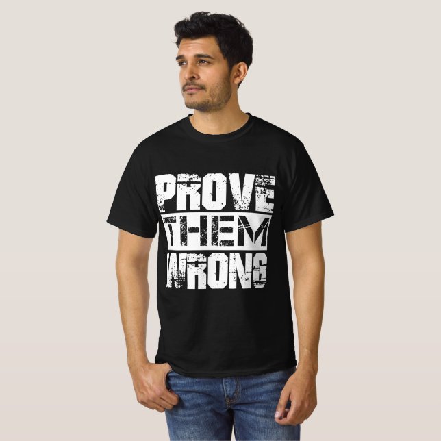 Bevisa fel - rotationsoffert t shirt (Hel framsida)