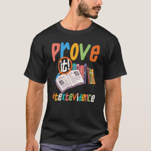 Bevisa textbevis u2013 Lärare 1 T Shirt