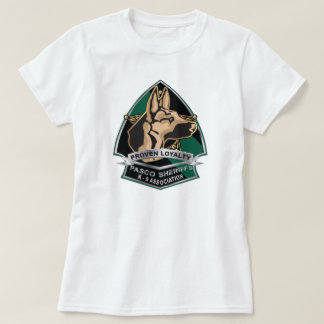 Bevisad lojalitet - Pasco sheriff anslutning för T-shirt