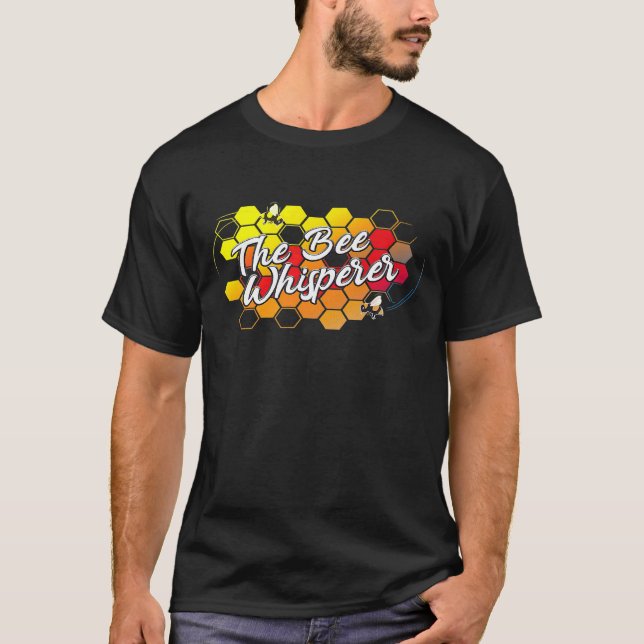 Bévisaren Retro Bee Keeper Bee Hive Farmin T Shirt (Framsida)