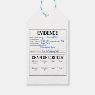 Beviskedja spelar rollen av vårdnadshavare presentetikett