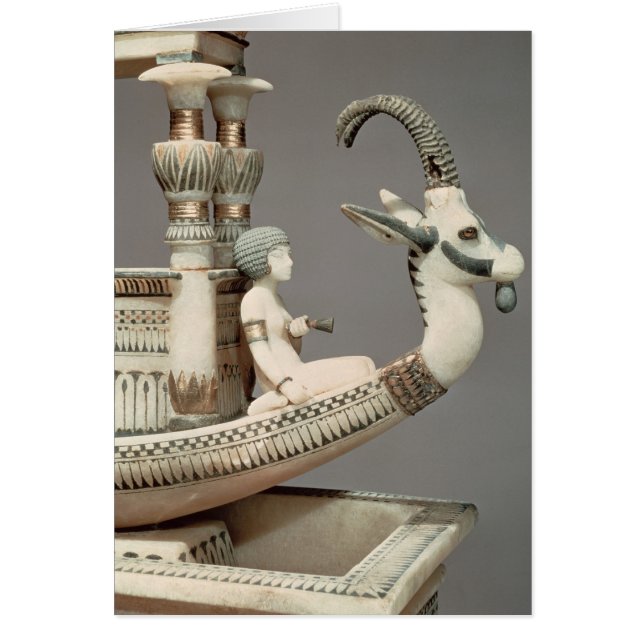 Bevisning av en båt med ledare för Syrien Hälsningskort (Framsidan)