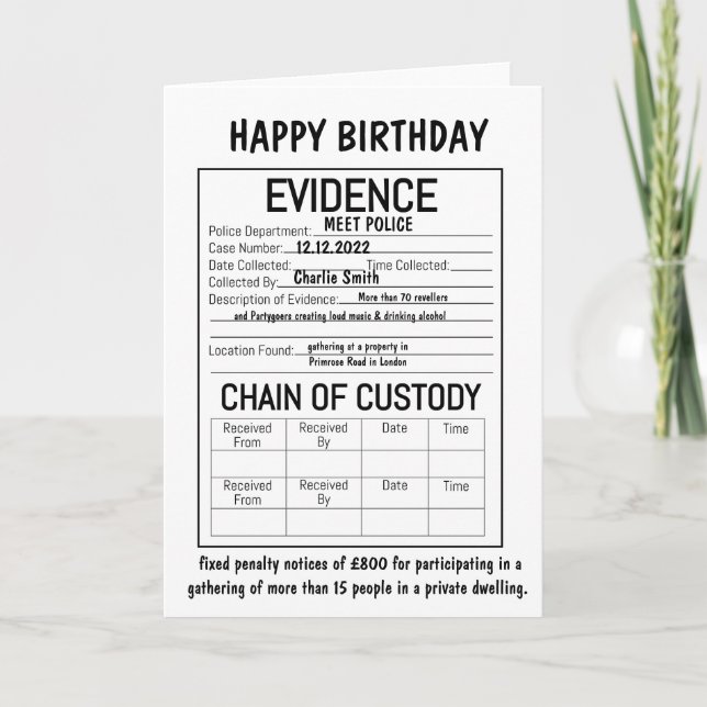 BEVISPÅKORT KORT (Framsida)