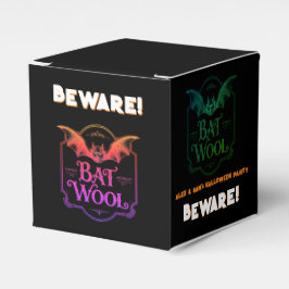 BEWARE Bat Wool Halloween Party Cute Spooky Candy Presentaskar