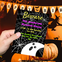 Beware Black Spider Weds Ghost Halloween fest