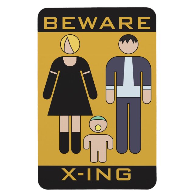 Beware Demons Magnet (Vertikal)