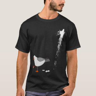 Beware Fiskmås Albatros Bird Crack Gull Beach Bir T Shirt