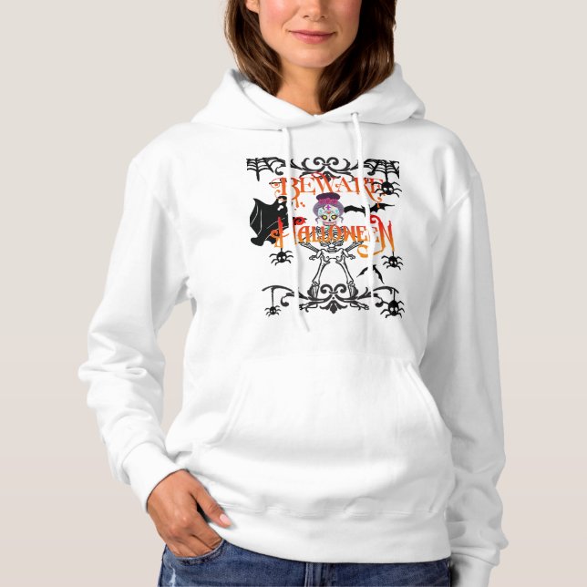 Beware Halloween T Shirt (Framsida)