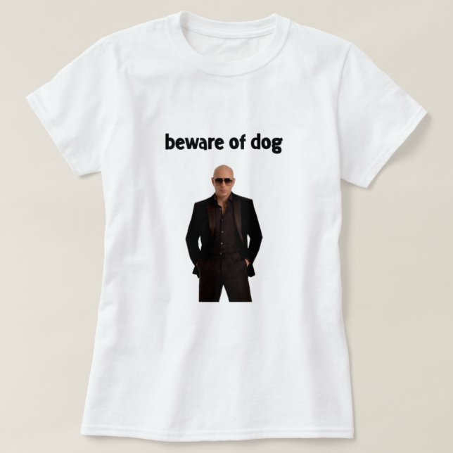 Beware of Dog T Shirt (Design framsida)