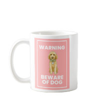 Beware of Doodle Dog Comic Mug