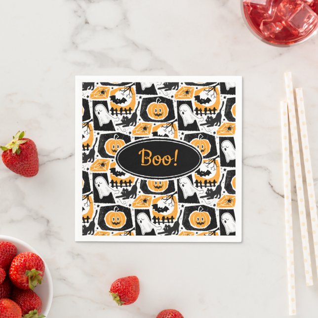 Beware of the cat! pappersservett (Insitu)