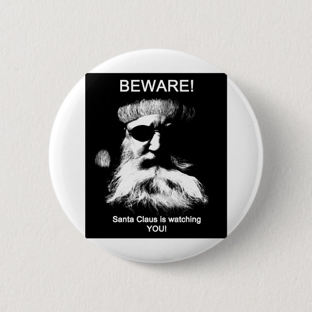 Beware_Santa Knapp (Framsida)