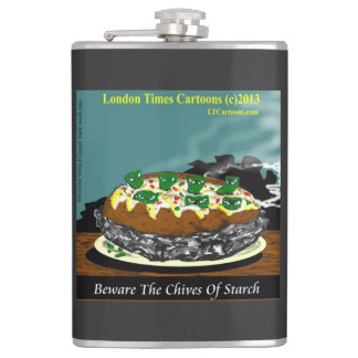 Beware the Chives of Starch – Funny Foodie Cartoon Fickplunta