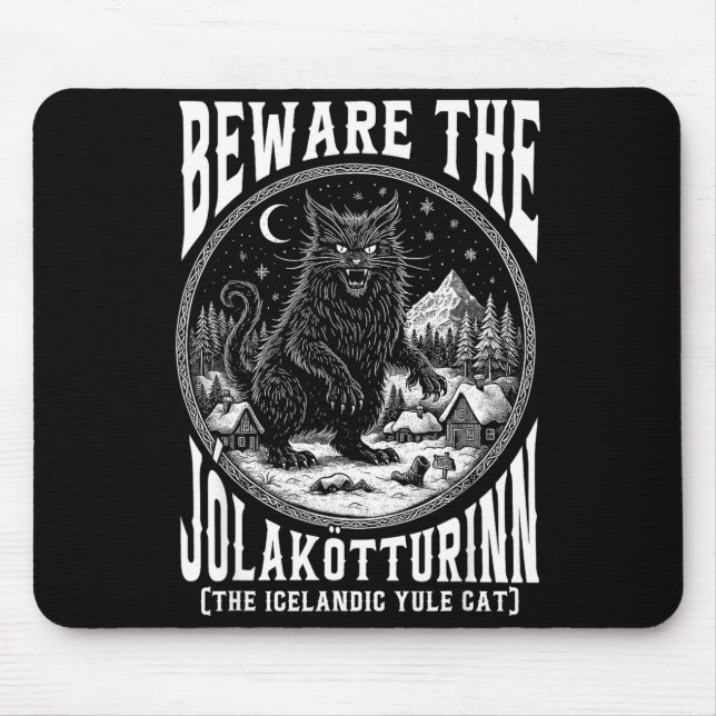 Beware The Jolakotturinn Yule Cat Icelandic Christ Musmatta (Framsidan)