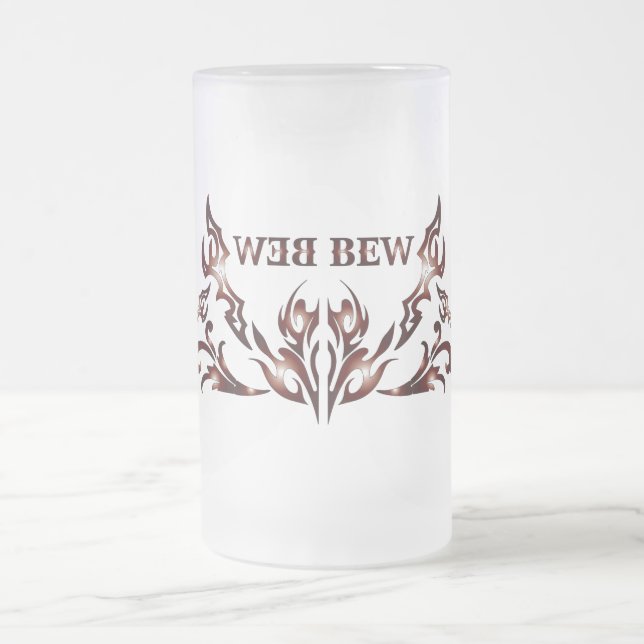 BewBew Ölglas Frostat Ölglas (Center)