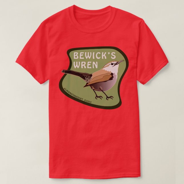Bewicks Wren TShirt T Shirt (Design framsida)