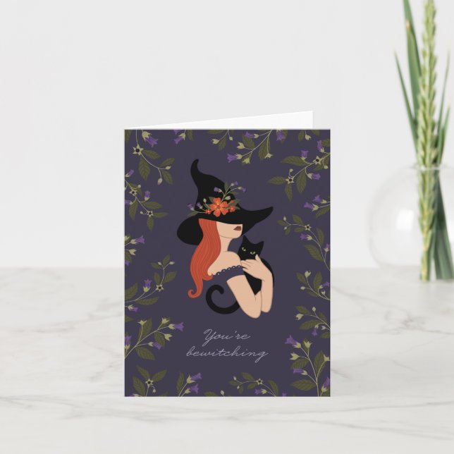 Bewitch Witch Card Kort (Framsida)