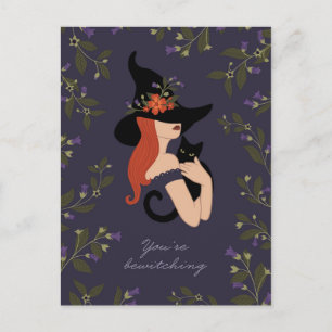 Bewitch Witch Card Vykort