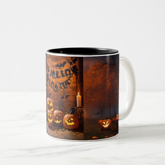 Bewitchande Brews: Halloween Mugg-samlingen Två-Tonad Mugg (Framsida höger)