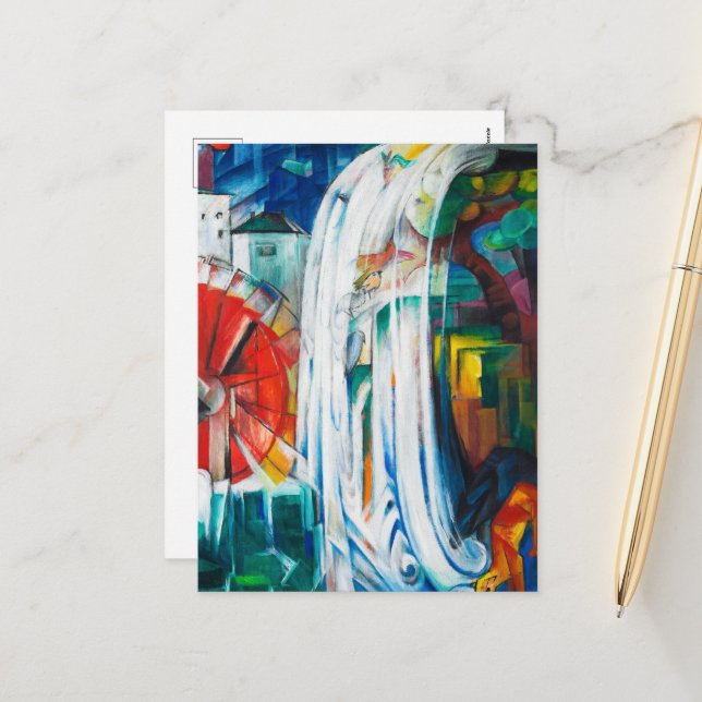 Bewitched Mill av Franz Marc Helg Vykort (Fram/Back In Situ)