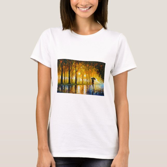 BEWITCHED PARK - Leonid Afremov Baseball ¾ Sleeve T Shirt (Framsida)