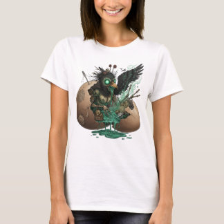 Bewitched Raven in Eggshell T Shirt