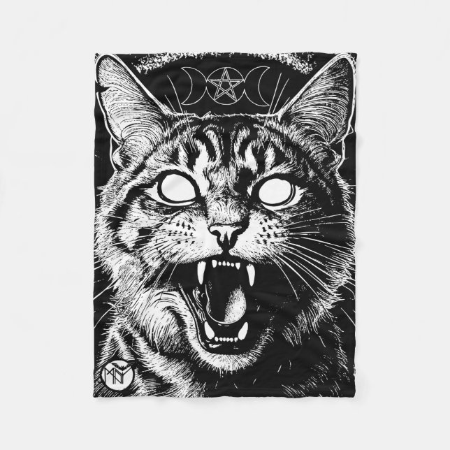 Bewitched Tabby Fleecefilt (Framsidan)