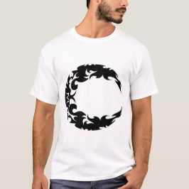 Bewitching Black Crescent Måne Silhouette T Shirt